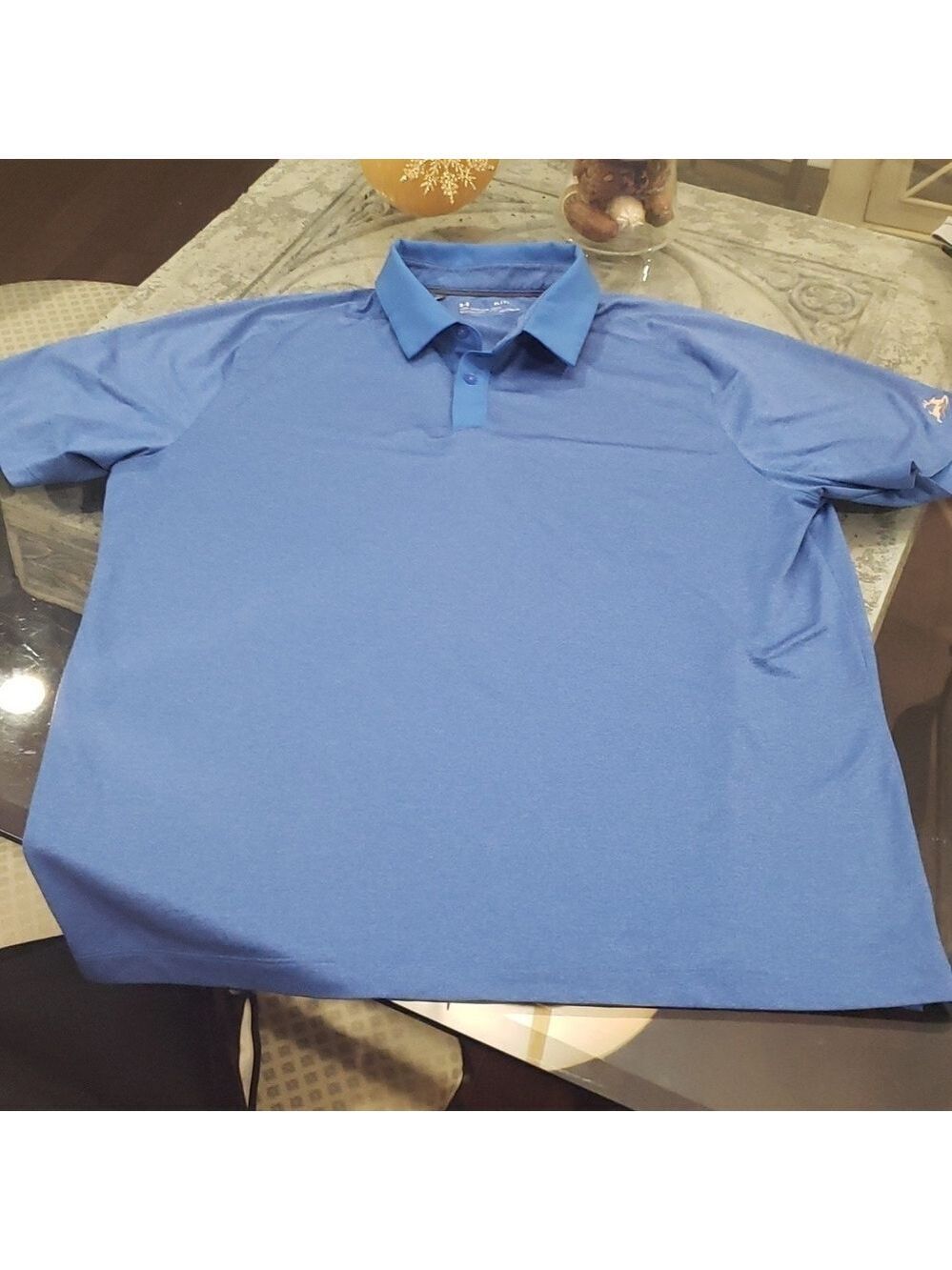 UNDER ARMOUR MEN'S BLUE POLO GOLF SHIRT XL LIKE NEW
